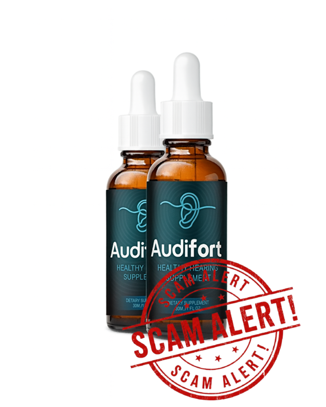 Audifort Scam Alert warning — avoid fake sellers on Amazon, eBay, and Walmart.
