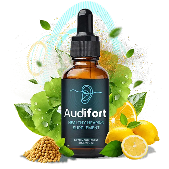 Audifort natural hearing support supplement bottle